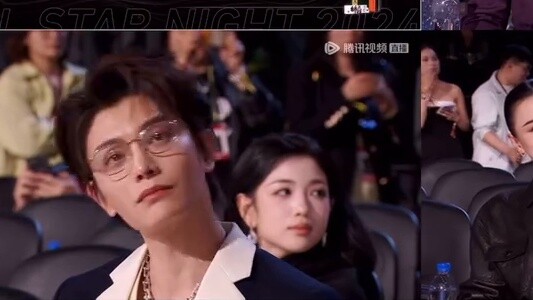【Yu Zhou Zhong Xin】Let's count how many times Ding Yuxi stole a glance at the audience at the Starli