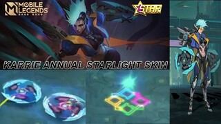 KARRIE ANNUAL STARLIGHT SKIN AND NEW HERO PEYTON'S SKILL EFFECTS | NEW HERO | NEW SKIN |