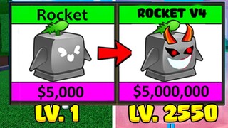 ZENO Nâng Cấp Trái ROCKET V4, SIÊU HỒI CHIÊU, BẤT TỬ BÁ ĐẠO nhất Blox Fruit (level 1 to max)