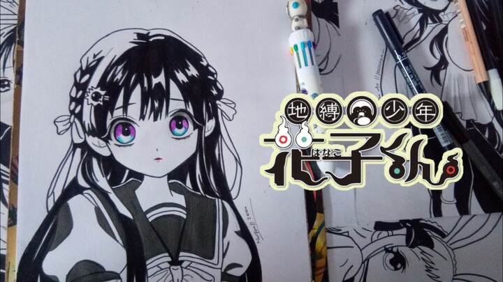 [SPEED DRAWING] Akane Sumire - Jibaku Shounen Hanako-kun