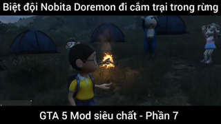 Biển đội Nobita Doremon đi căn trại trong rừng Gta 5 Mod #7