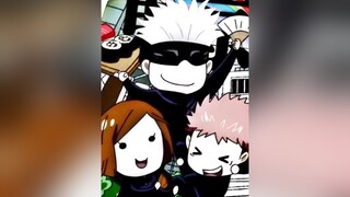 Bộ 3 .... !!! jujutsukaisen gojousatoru itadoriyuuji maki anime fyp xuhuong otaku animefan viral animeedit