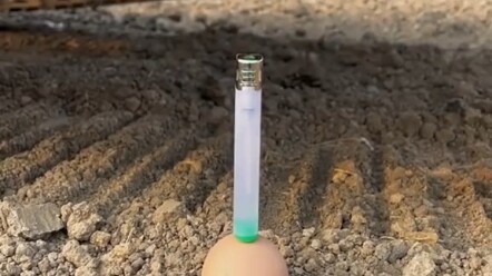 Which is cooler: an excavator or an egg?