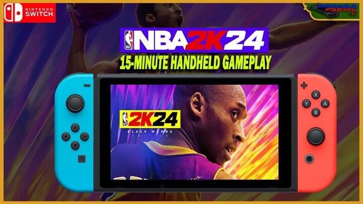 NBA 2K24 15-MINUTE GAMEPLAY ON NINTEDO SWITCH