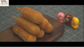 Đồ ăn Nhật : Corndog 3 #deliciousfood