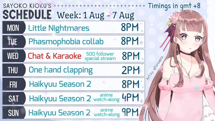 Schedule templates anime bylaa Aoba Johsai  Contoh kartu nama Belajar  Kartu catatan