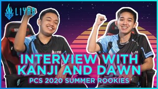 [Interview] LYB Kanji & Dawn | Rookies in PCS 2020 Summer