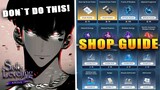[Solo Leveling Arise] Don`t miss this Free Summons & more! F2P Exchange Shop Guide (must buy!)