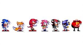 Sonic danced with his friends including Old Egg and Metal and they also came to party!!!