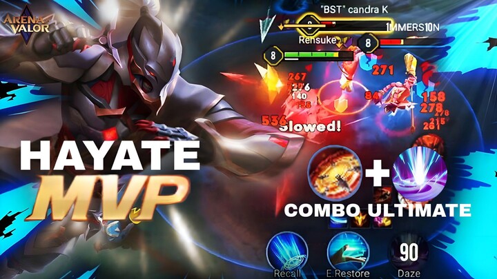 Mvp Hayate with instant Kill Combo🥶