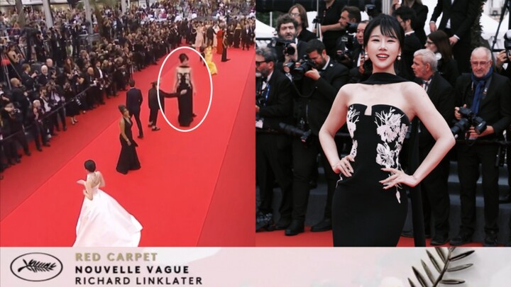 Đứng giữa hai ngôi sao lớn để bước trên thảm đỏ Cannes, cảm giác đó như thế nào?