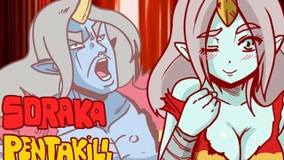 [LOL Animation] Goddess in front of people, god of war behind people!