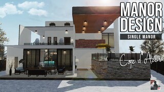 LifeAfter: Manor Design - Cote d' Azur Modern Style | Single Manor Tutorial