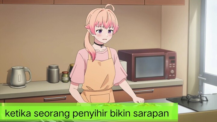 #KompetisiKreasiUnggahan3 , cewek ini make sihir biar masakannya enak