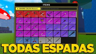 24 HORAS PARA EVOLUIR TODAS ESPADAS COM O PERGAMINHO MITICO NO BLOX FRUITS EM 1 VÍDEO!