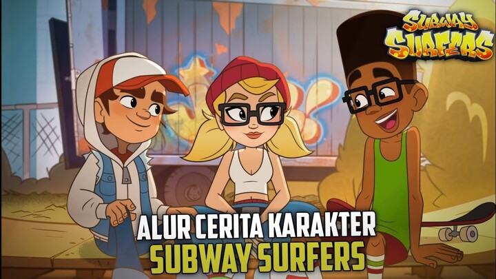 Anak jalanan vs petugas penjaga kereta!! - Alur cerita kartun "subway surfers the animated" season 1