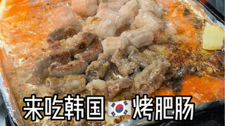 Koreans absolutely love grilled fatty intestines! I also really love the fatty large intestine—its f