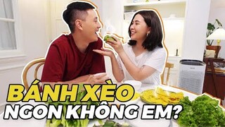 BỐ MẸ CAM THỬ LÀM BÁNH XÈO TẠI NHÀ !!!