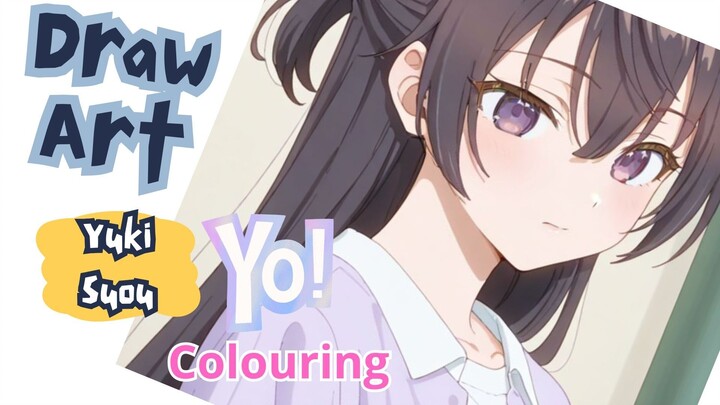 Yo! Draw Art Yuki Suou - Part Colouring 🐻