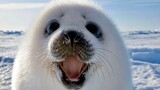 The little seal doesn't understand what nuclear sewage is. He only knows that he may be sick. The pl