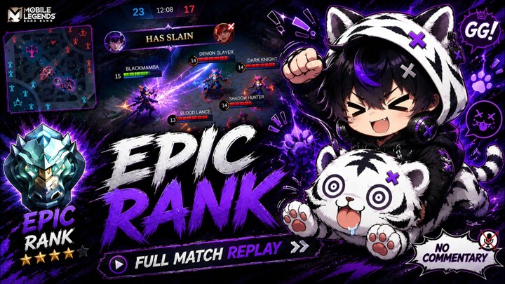 🎮 Epic Ranked Replay 3 | Full Match | No Commentary