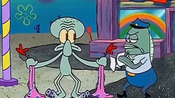 Squidward: Destroy this world