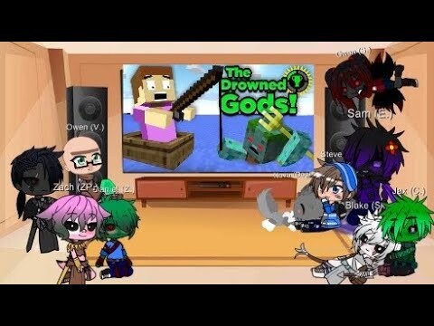 Minecraft Mobs + Steve react to Game Theory Ep 4 part 1