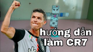 #10 Hướng dẫn làm mô hình Ronaldo bằng giấy || Minecraft || LĐV
