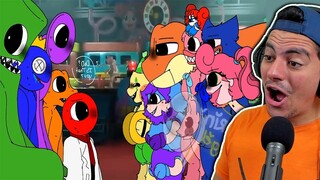 TOP 8 Rainbow Friends Roblox Vs Poppy Playtime Animations Memes ! Pt.11 - FUNNIEST Moments