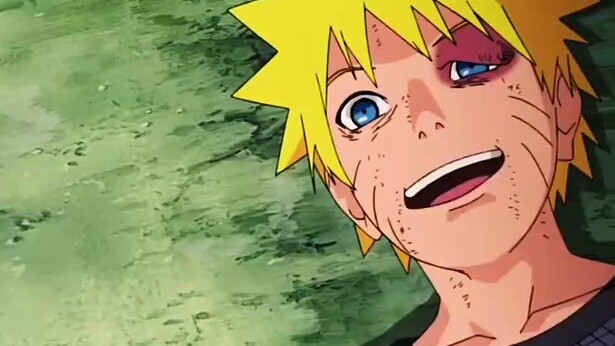 "After Sakura treated his broken arm, Naruto and Sasuke's Team 7 are finally back."
