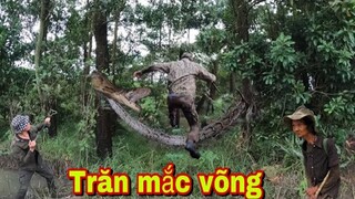 Bà Lão 80 Tuổi Nhặt Củi Sợ H.ãi Chứng Kiến Trăn Khổng Lồ Mắc Võng Trên Cây .Đại 87 Săn Bắt Vùng Cao