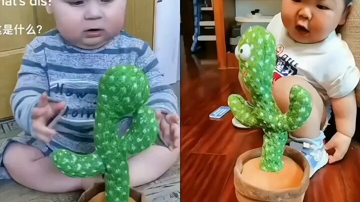 So hilarious—there’s always one thing to counter another! #CactusToy This talking, dancing, singing 