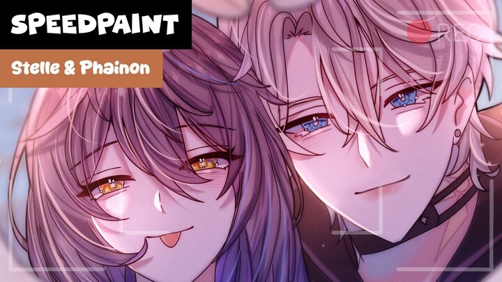 SPEEDPAINT_Honkai: Star Rail_Stelle & Phainon