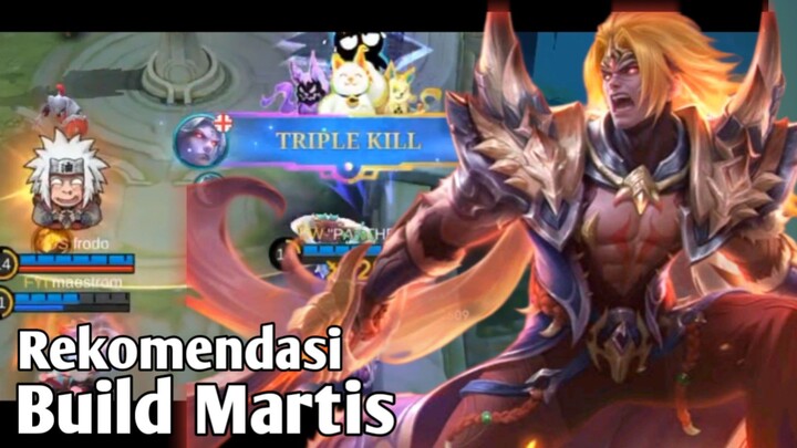 Rekomendasi Build Martis Terbaruu🤫🤫