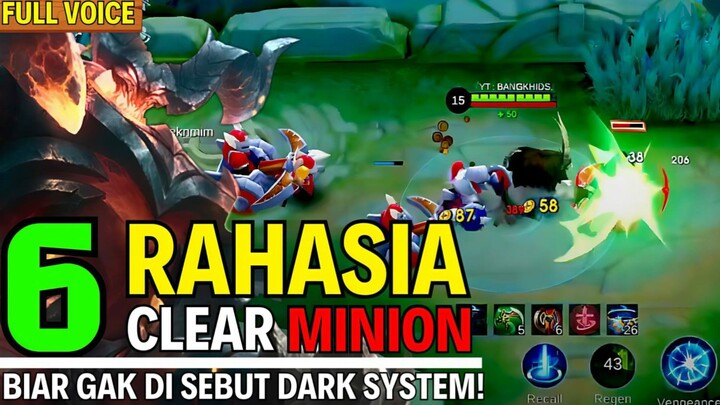 🔥🚀 6 TRIK RAHASIA CLEAR MINION, BIKIN LAWAN KESULITAN!. MLBB