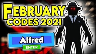 All "New [ Alfred ] Update Working Codes 2021 in Roblox Survive the Killer