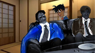 Kogoro yang sedang tidur