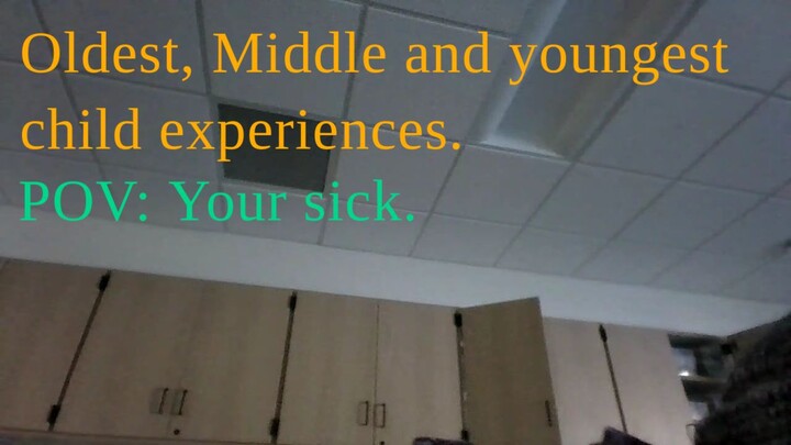When your 3 kids are sick 🤣🤮