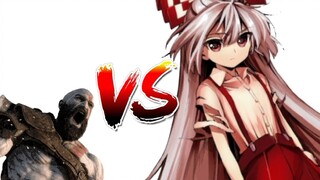 Kratos vs Fujiwara  no Mokou