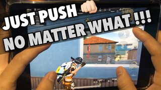 JUST PUSH NO MATTER WHAT !!!! | FOUR FINGER CLAW HANDCAM | PUBG MOBILE