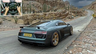 Audi R8 V10 Plus - Forza Horizon 5 | Thrustmaster T300RS gameplay