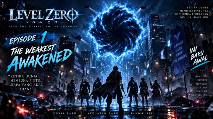 LEVEL ZERO EP.01 — THE WEAKEST AWAKENED | Ketika Hunter Terlemah Mendapat Kekuatan Misterius