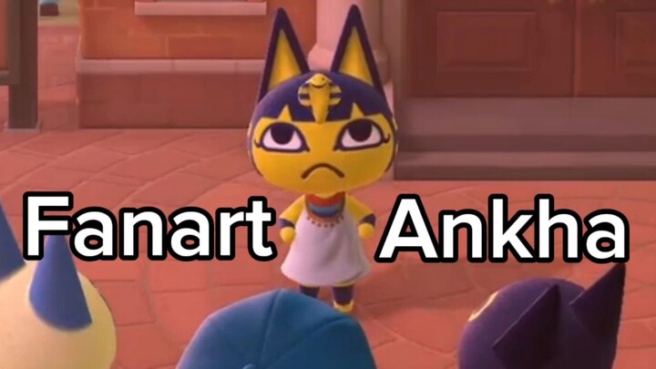 Fanart Ankha from Animal Crossing 🐱