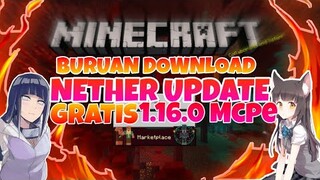 *GRATIS* DOWNLOAD MCPE OFFICIAL TERBARU 1.16.0 NETHER UPDATE !!BISA LOGIN XBOX!!