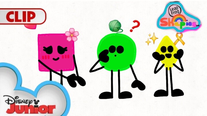 Dancing Club 🪩 | LeapFrog: Shapies 🌈🔷️ | @disneyjr