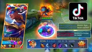 ML TIKTOKERIST | TOP GLOBAL BRUNO BEST BUILD 2021 - MARKSMAN JUNGLE META