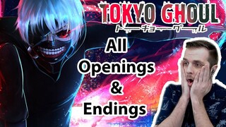 TOKYO GHOUL/RE: ALL OPENINGS & ENDINGS REACTION | ANIME REACTION