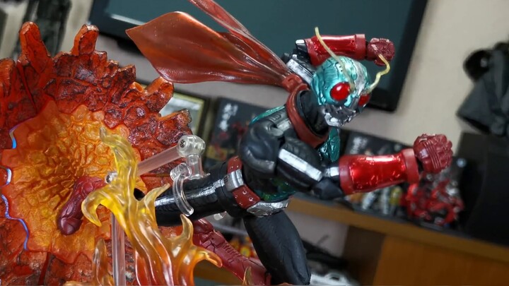【Salah satu mainan Tokusatsu yang paling tulus! 】Bandai SIC Kamen Rider New 2 Review Kenji Ando Tige