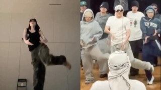【Perbandingan dalam Satu Frame】LE SSERAFIM Hong Eun Chae VS Penari Asli Vata seperti Tantangan JENNI