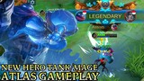 New Hero Atlas Tank/Mage Gameplay - Mobile Legends Bang Bang